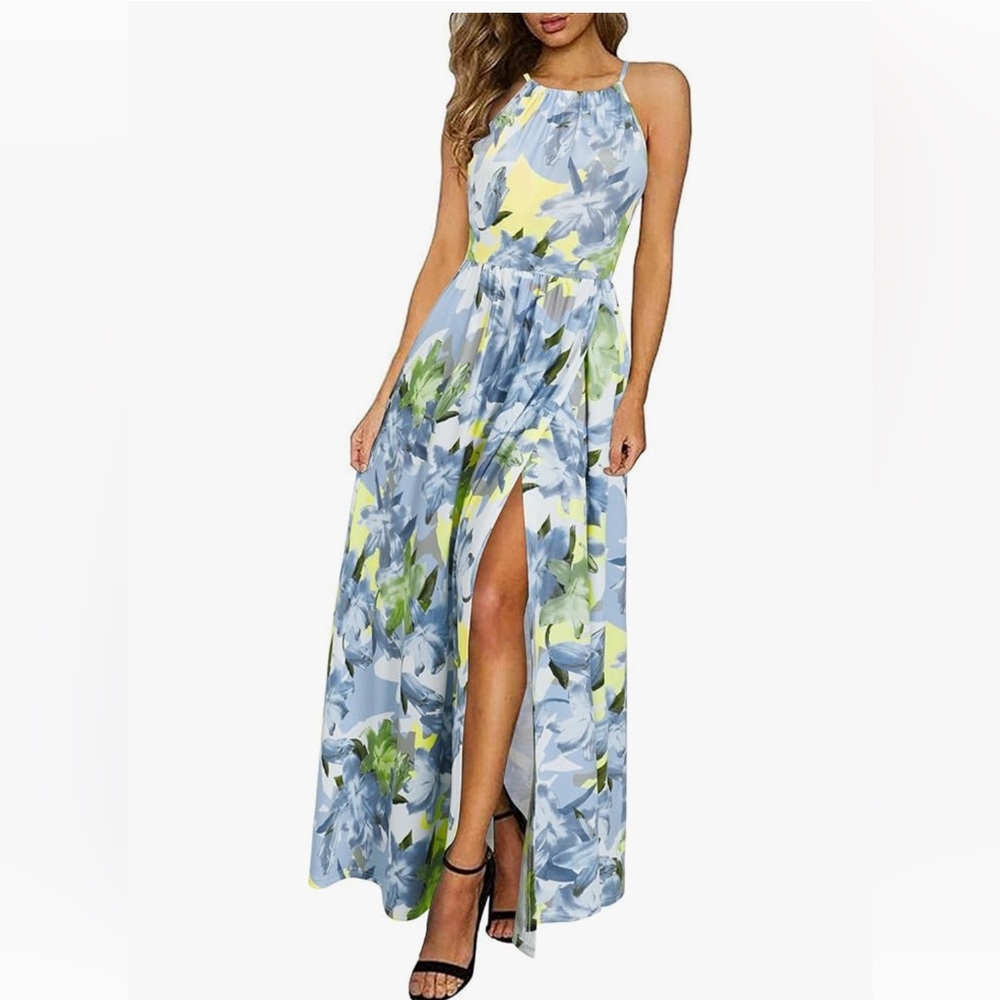 NWT KILIG Floral Maxi Dress Size M